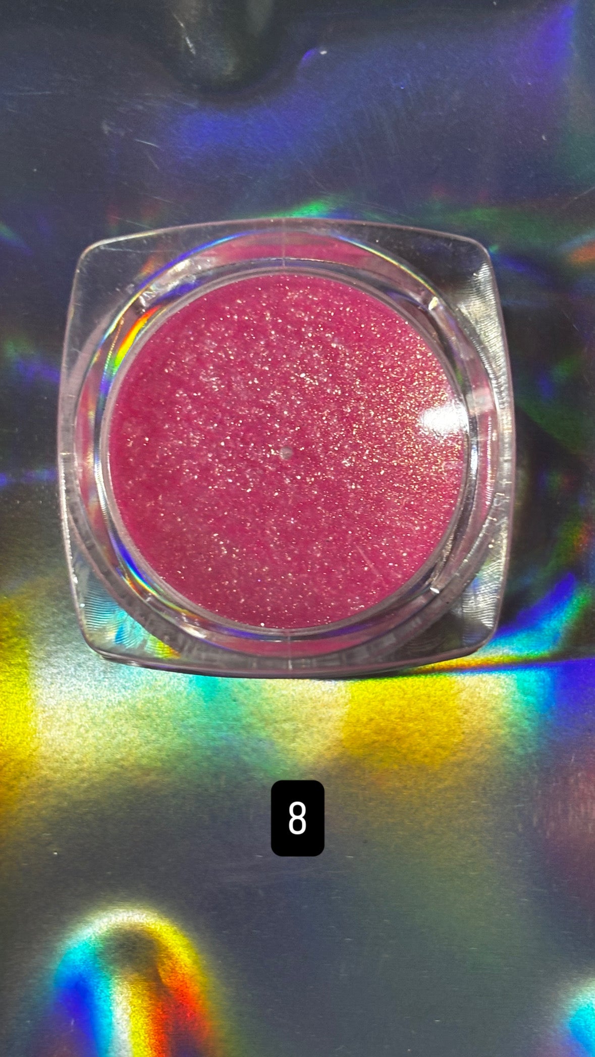 Pudra Holografică Pastel Glittery Nails