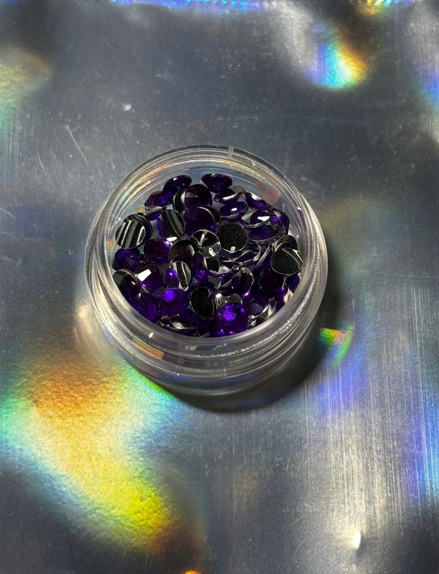 Cristale rotunde Mystic Purple