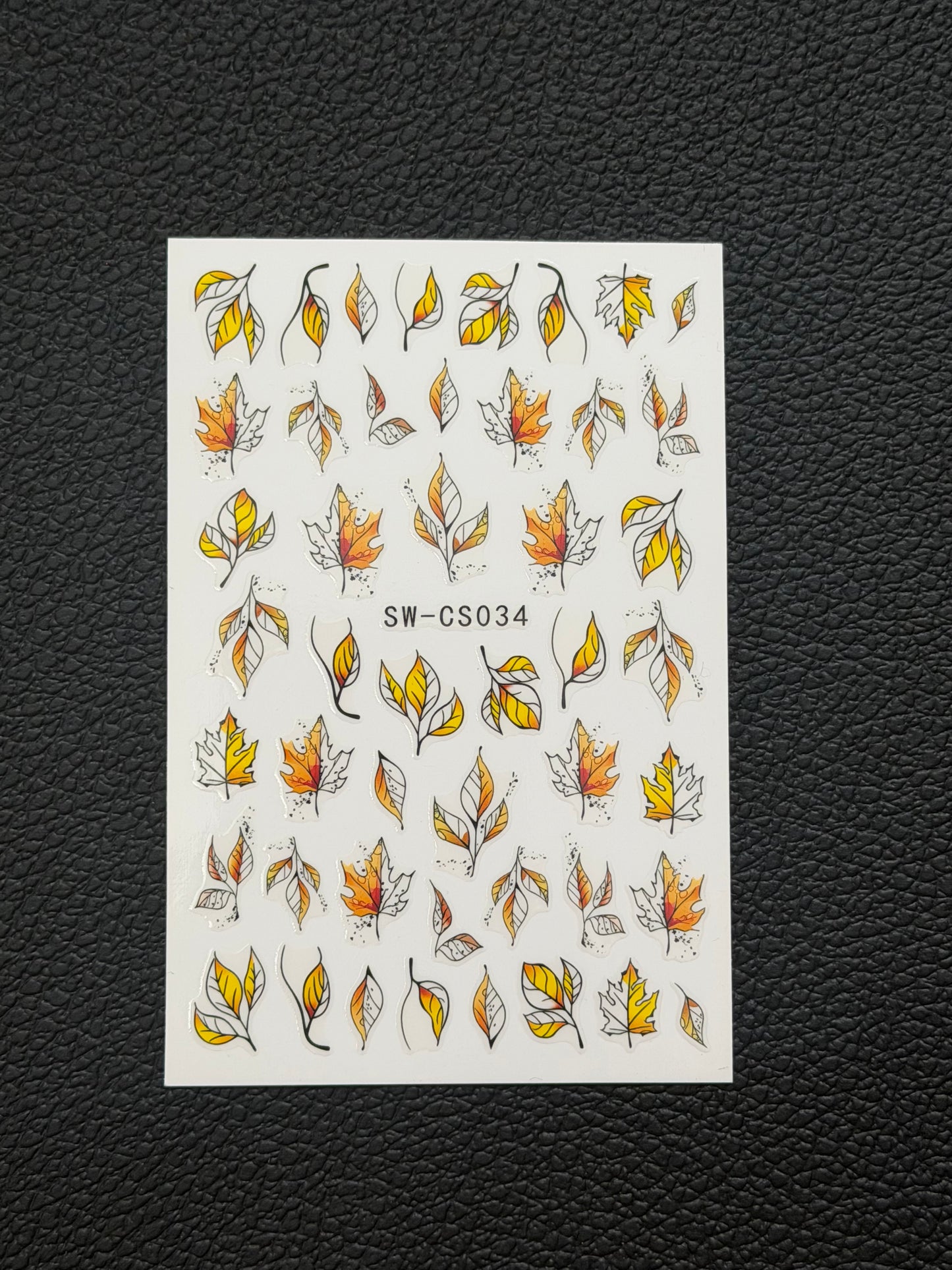 Sticker Golden Leafy