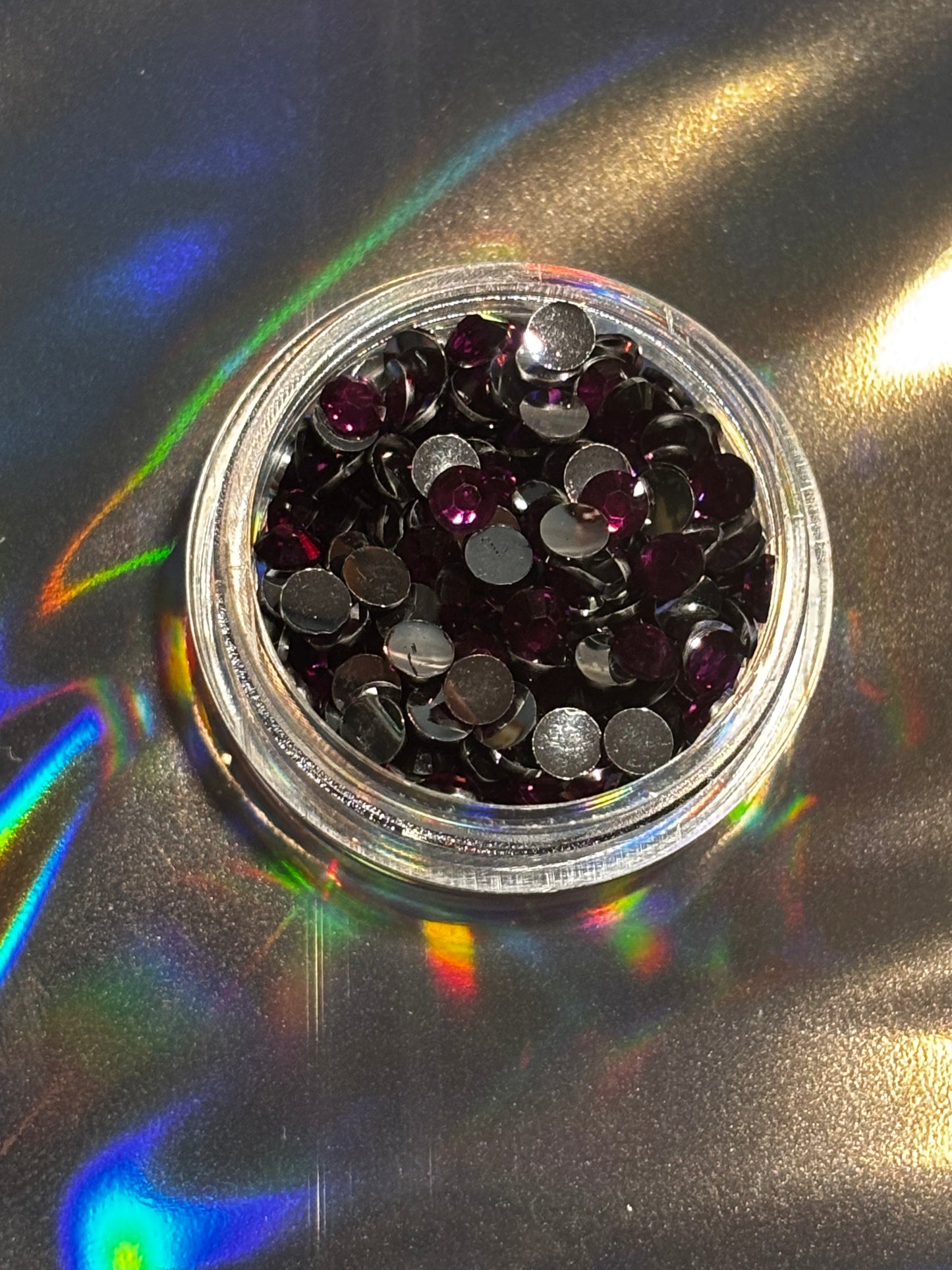 Cristale Rotunde Deep Purple