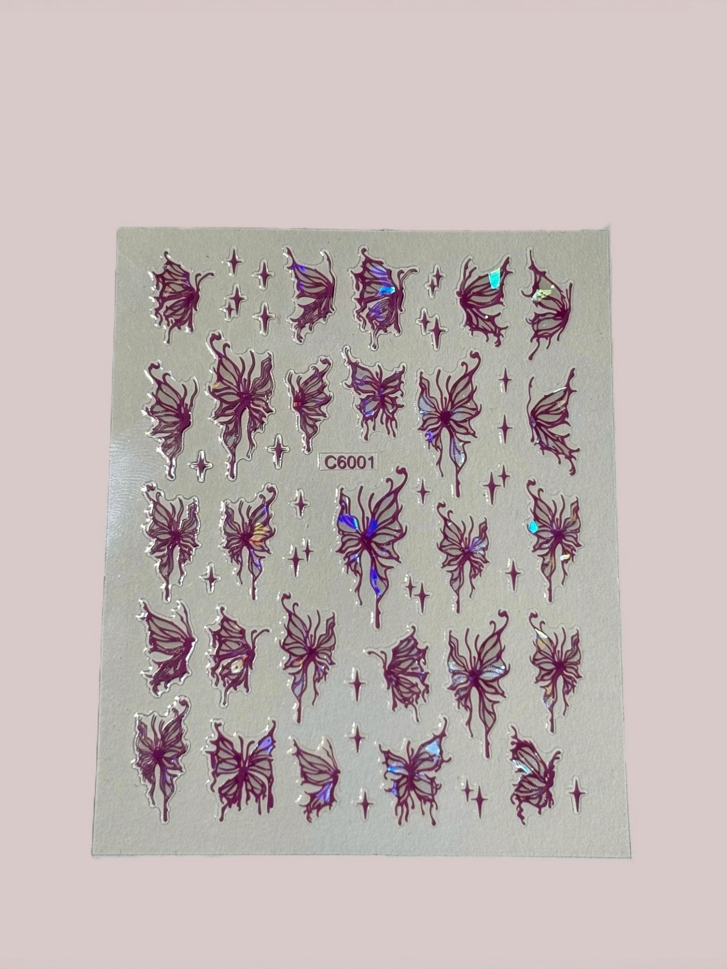 Stickers Fluturi Pink