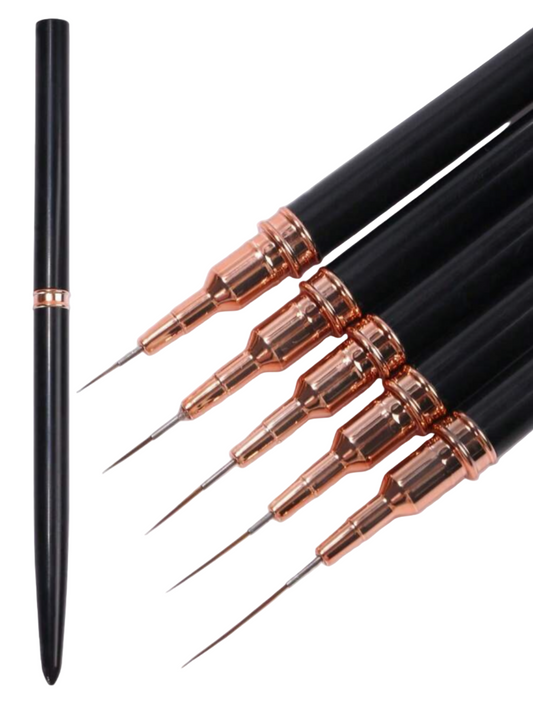 Set 5 Pensule Detalii Glittery Nails