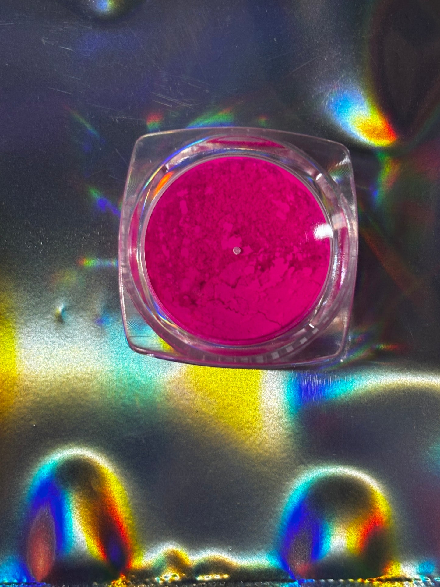 Pigment Neon Glittery Nails-Magenta