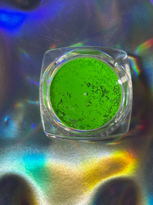 Pigment Neon Glittery Nails-Green