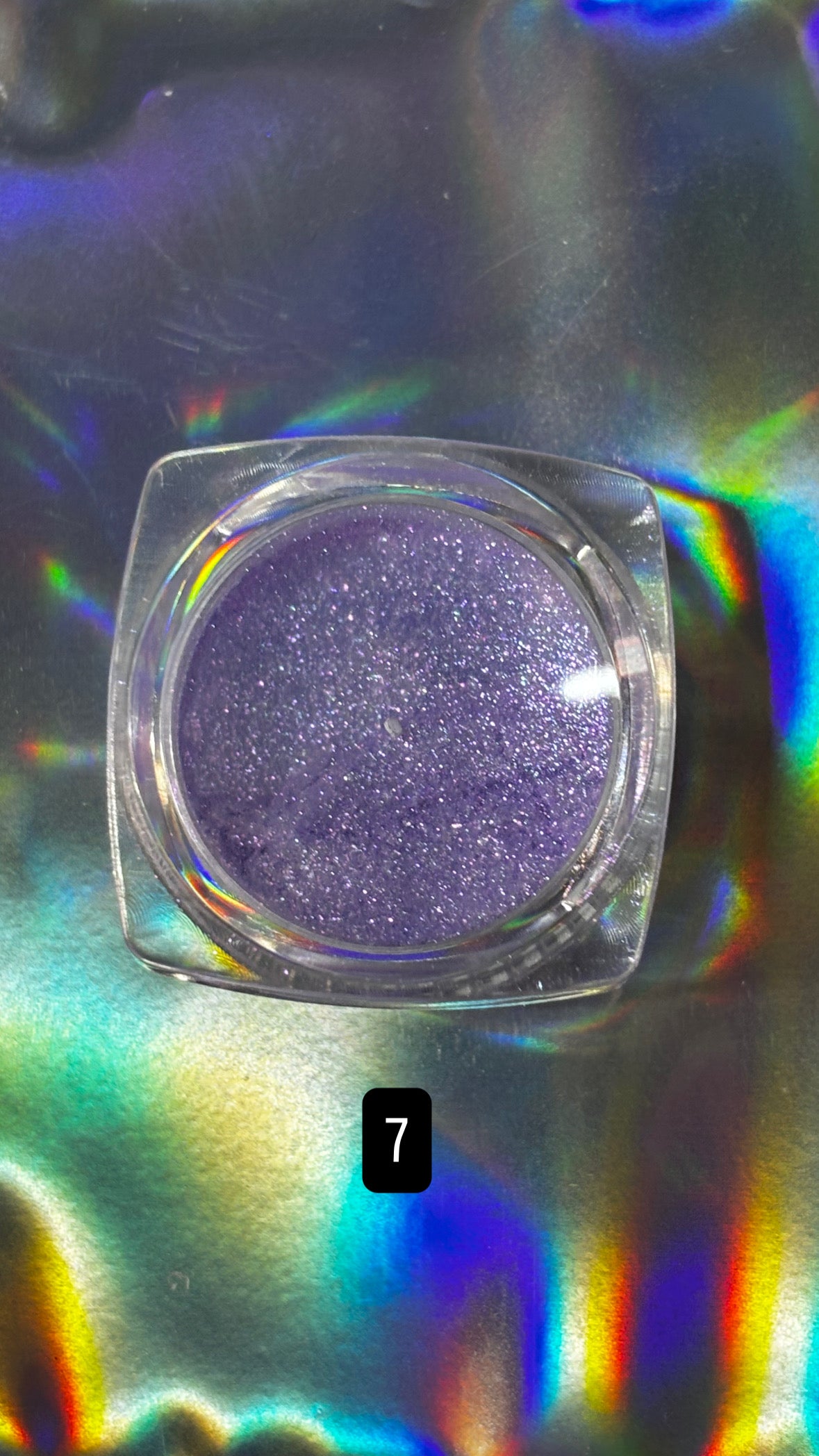 Pudra Holografică Pastel Glittery Nails