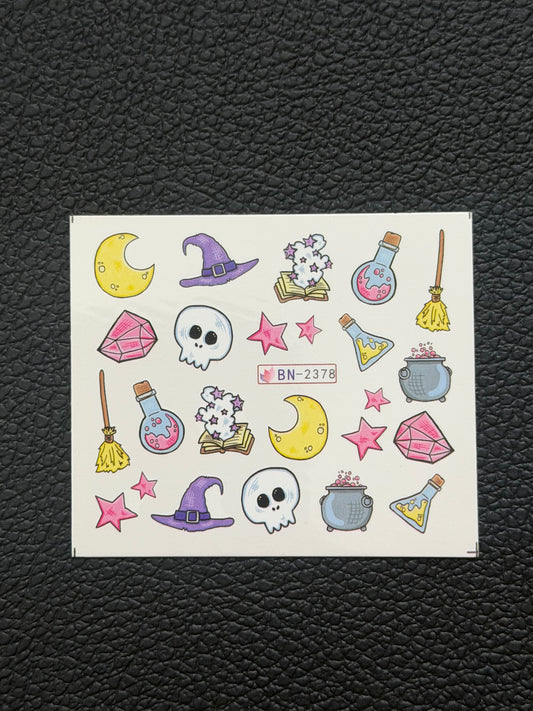 Sticker Magic Broom