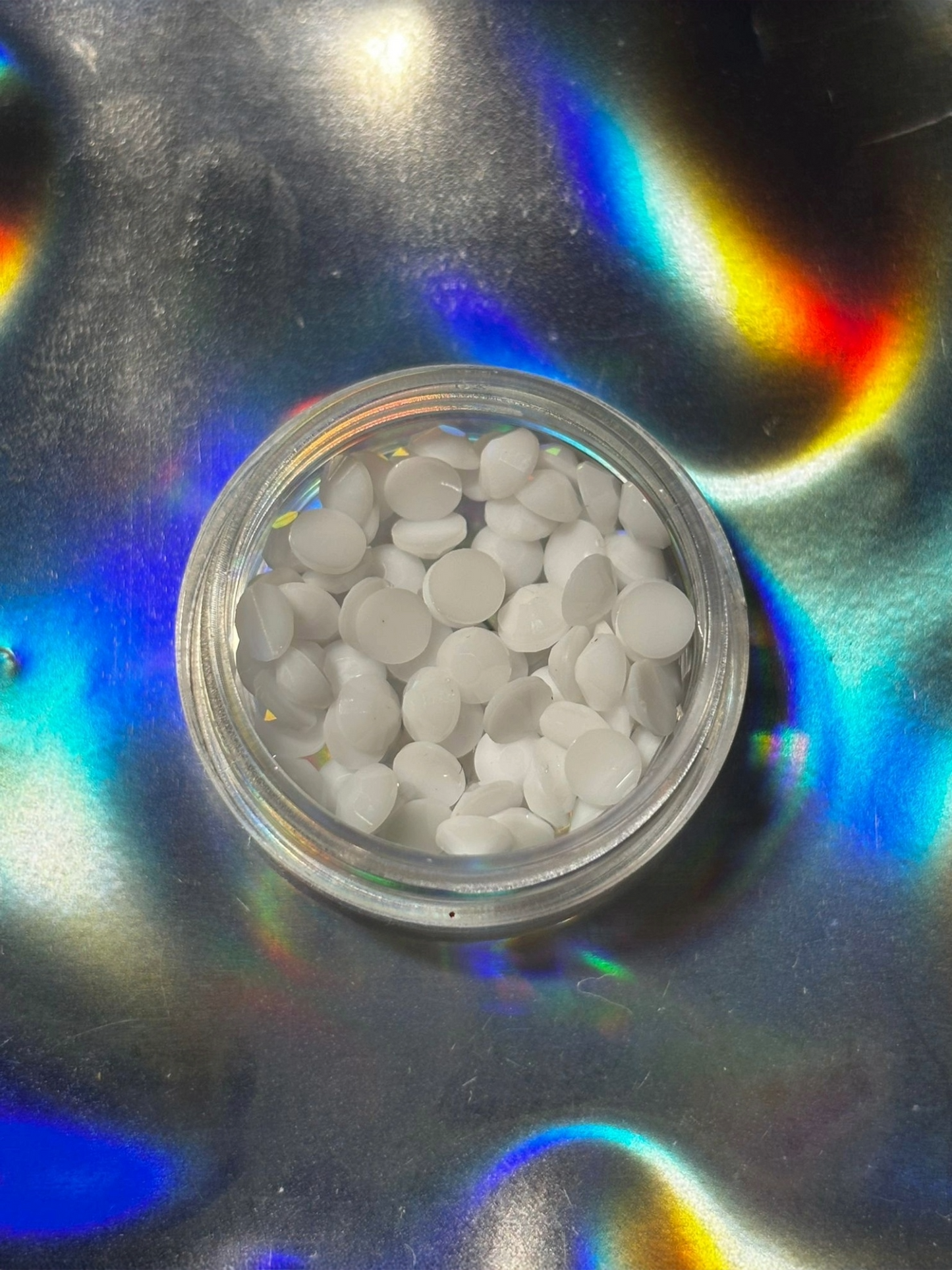 Cristale rotunde White Magic