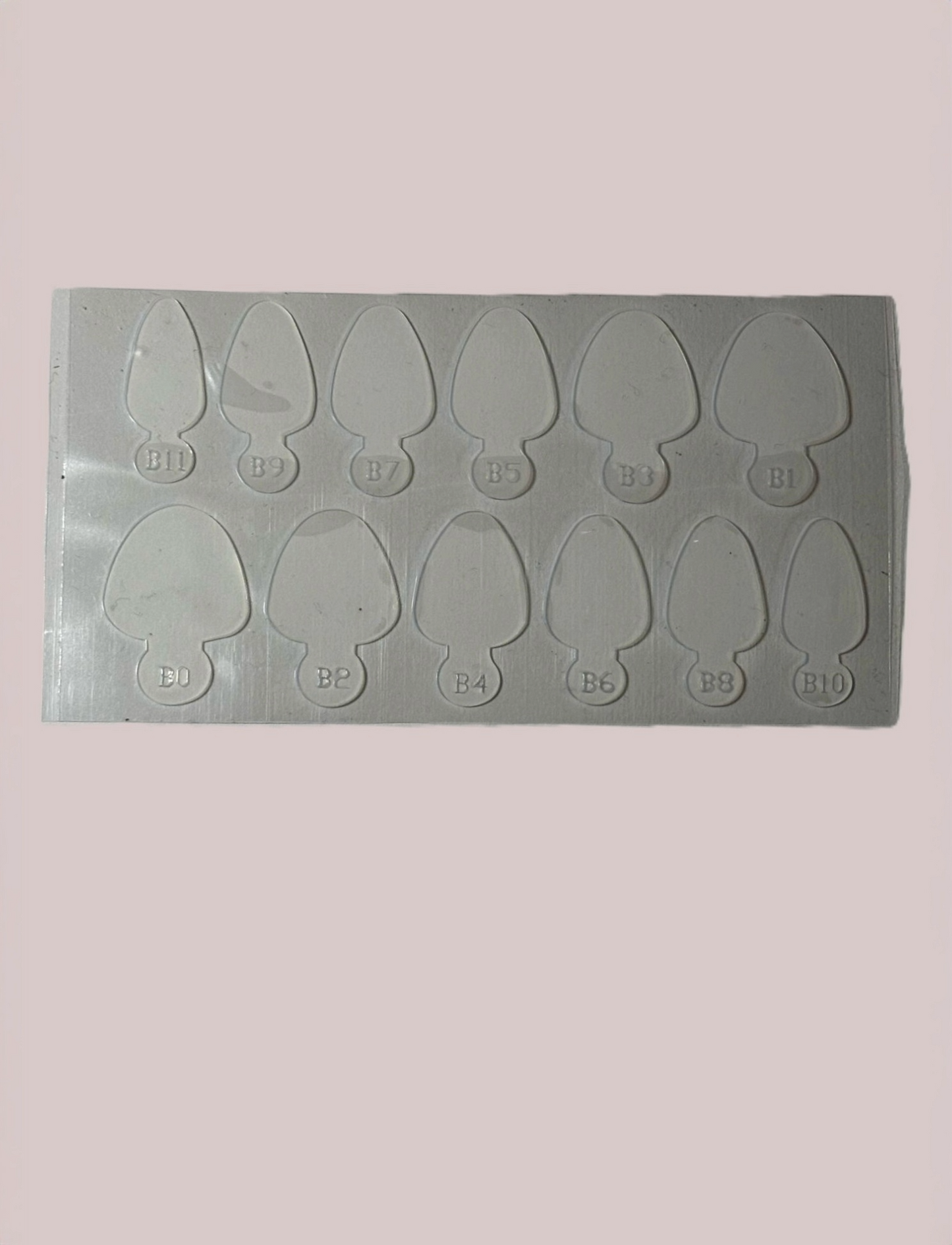 Glittery Nails mix tip forms