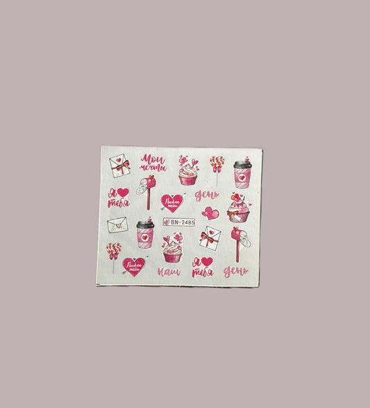 Sticker Love Notes