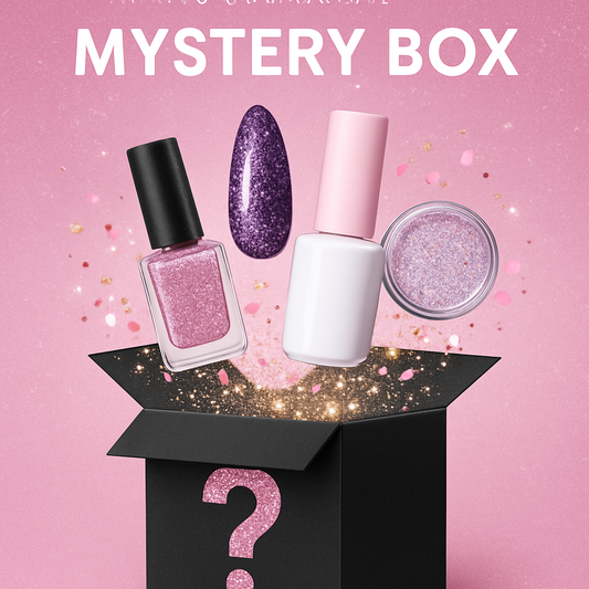 Mystery Box Glittery Nails